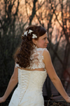 свадебное платье с накидкой