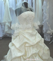 Свадебное платье № 301, айвори