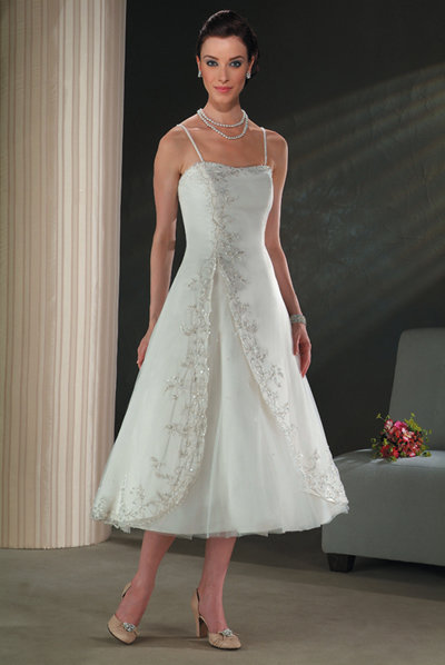 Короткое свадебное платье №8