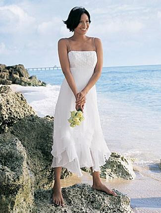 Короткое свадебное платье №12