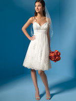 Короткое свадебное платье №15