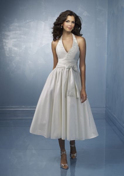 Короткое свадебное платье №17
