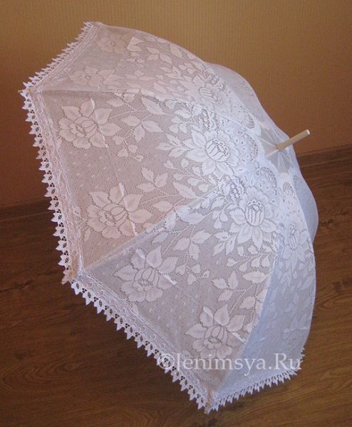 Свадебный зонт от дождя №6