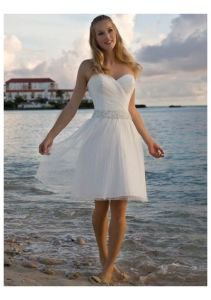 Короткое свадебное платье №27