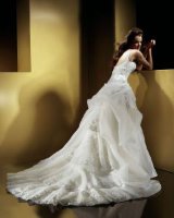 Свадебное платье № 901, белое
