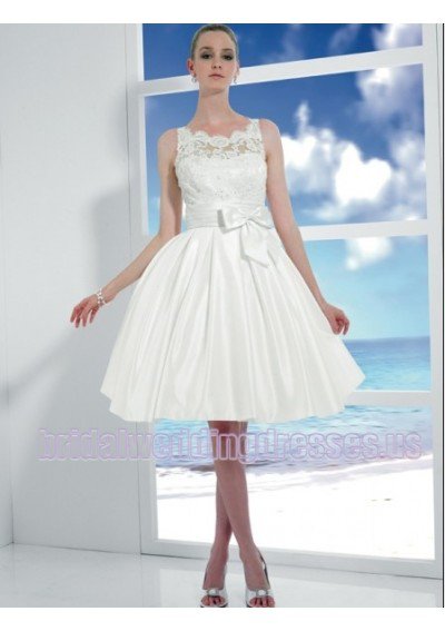 Короткое свадебное платье №31