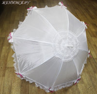 Свадебный зонтик на прокат "Фуксия"