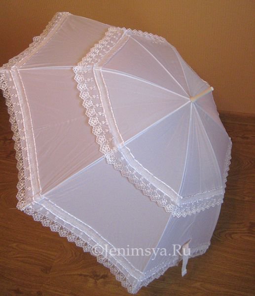 Свадебный зонт от дождя №9